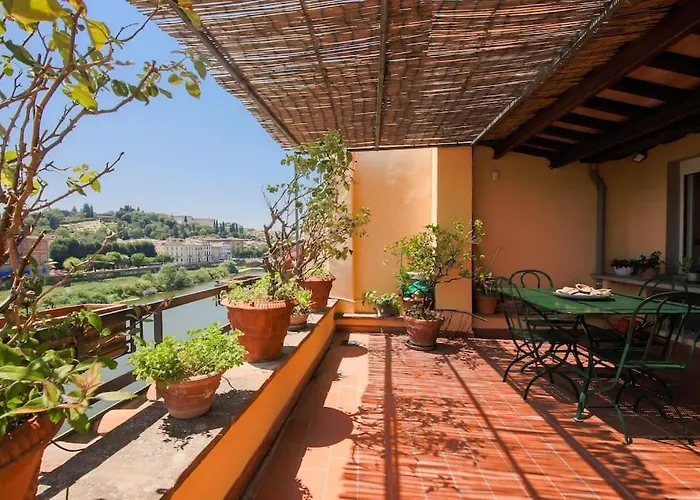 公寓 Florence- Biblioteca With View